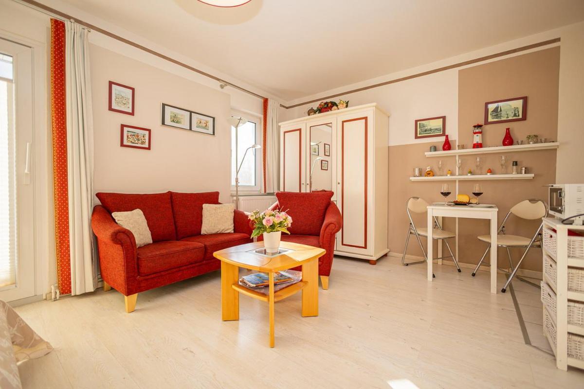 Studio 2 Im Eg Haus Stranddistel, Geschmackvoll Eingerichtete Ferienwohnung Fur 2 Personen In 青斯特 外观 照片